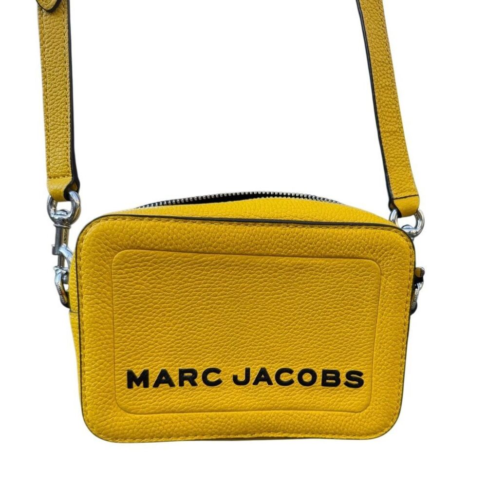 Marc Jacobs Leather Crossbody Bag Yellow